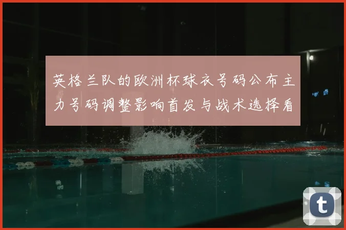 英格兰队的欧洲杯球衣号码公布主力号码调整影响首发与战术选择看点